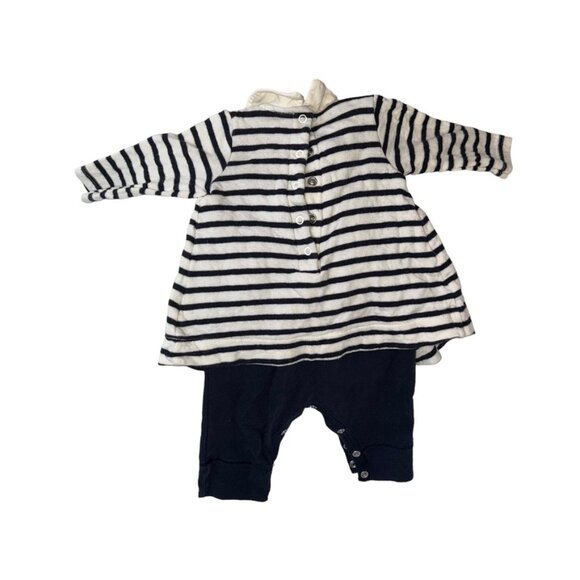 petit Bateau paris france French Breton Nautical stripe top/pants one pi… - Picture 5 of 5